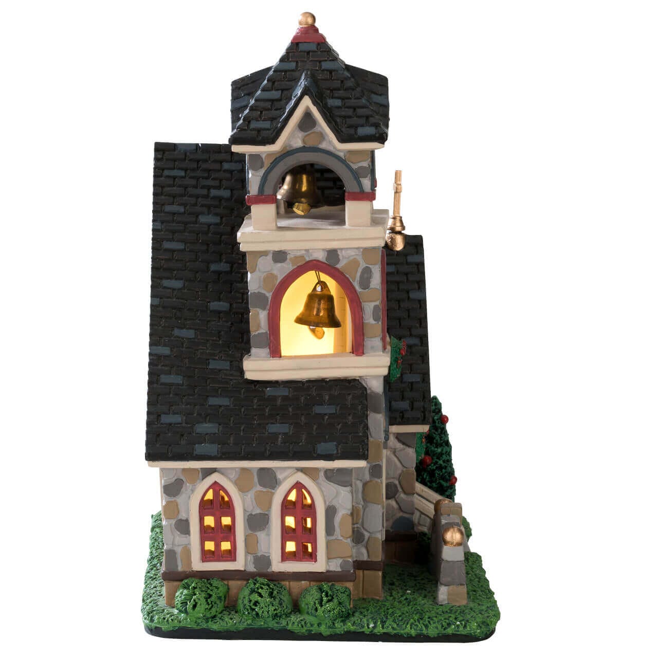 lemax-grace-community-church-glise-lumineuse-village-de-no-l image 3