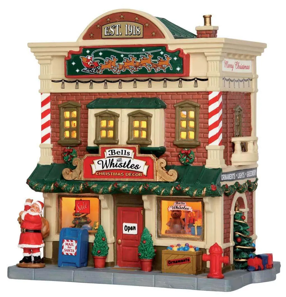 lemax-bells-whistles-b-timent-miniature-anim-village-de-no-l image 1