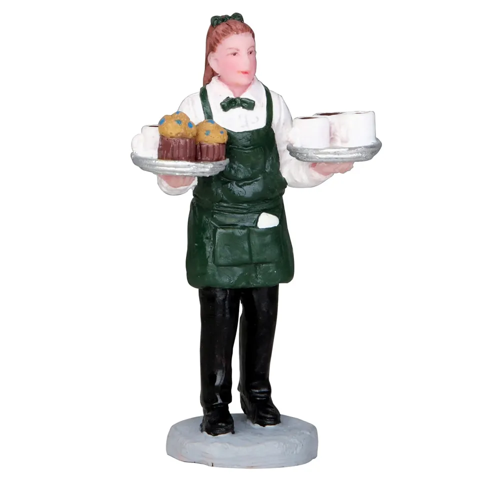 lemax-coffee-shop-girl-figurine-miniature image 1