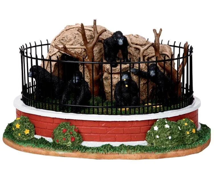 lemax-gorilla-habitat-d-cor-miniature-habitat-des-gorilles image 1