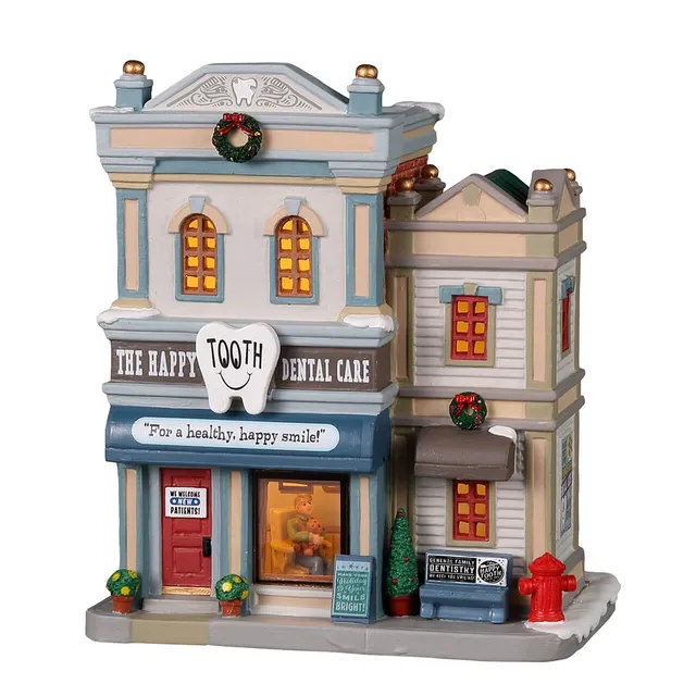 lemax-happy-tooth-dental-b-timent-miniature-caddington-village image 1