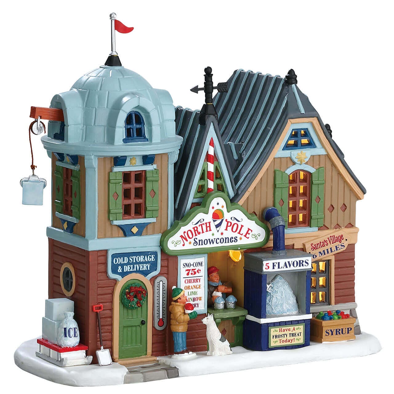 lemax-north-pole-snowcones-stand-de-granit-s-miniature image 1