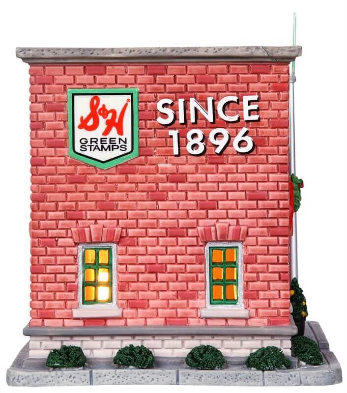 lemax-s-h-green-stamps-store-boutique-miniature-lumineuse image 3
