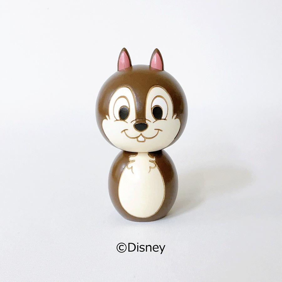 usaburo-kokeshi-chip-disney-figurine-personnage-bois image 1