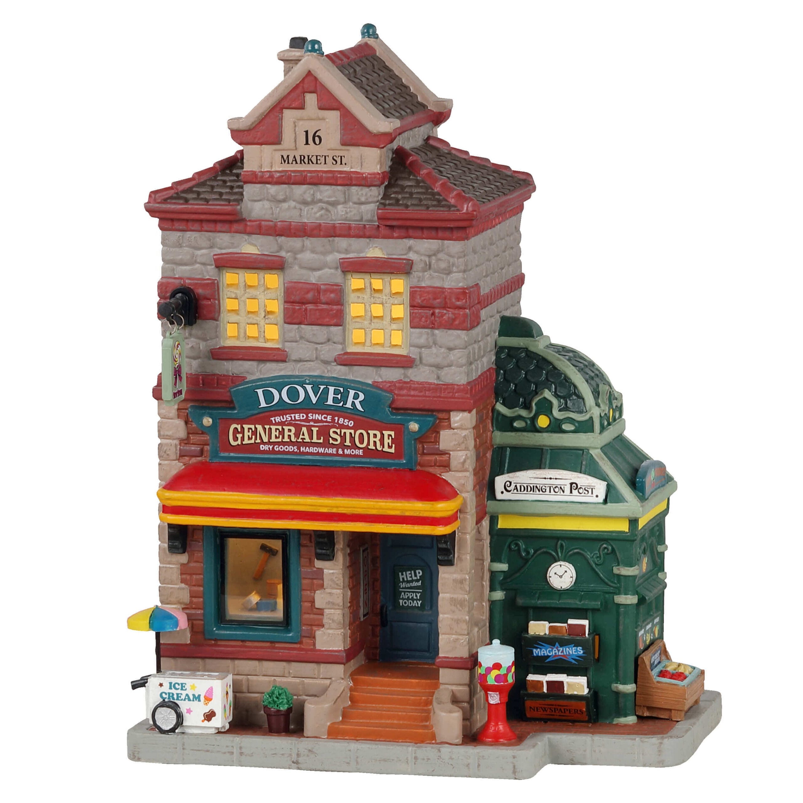 lemax-dover-general-store-and-newsstand-magasin-g-n-ral-lumineux-caddington image 1