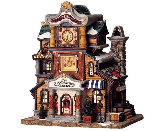 lemax-jacque-s-grandfather-clocks-boutique-miniature-d-horloges image 1