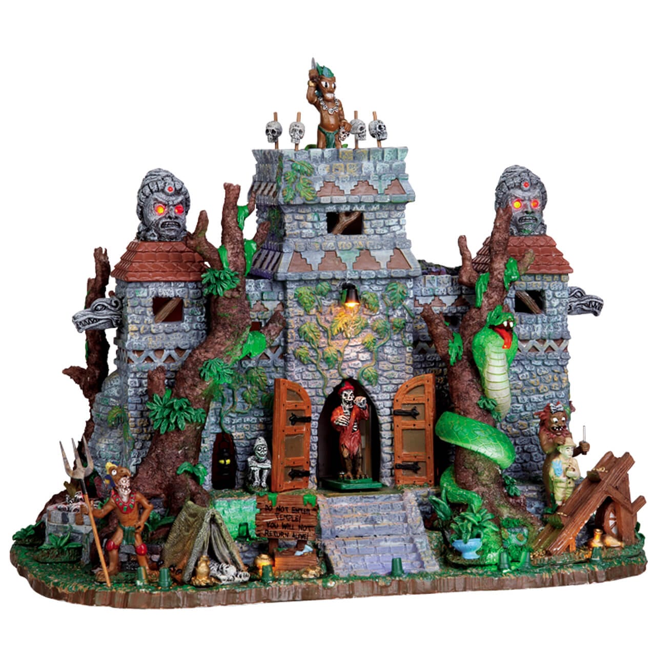 lemax-temple-of-terror-b-timent-anim-spooky-town image 2
