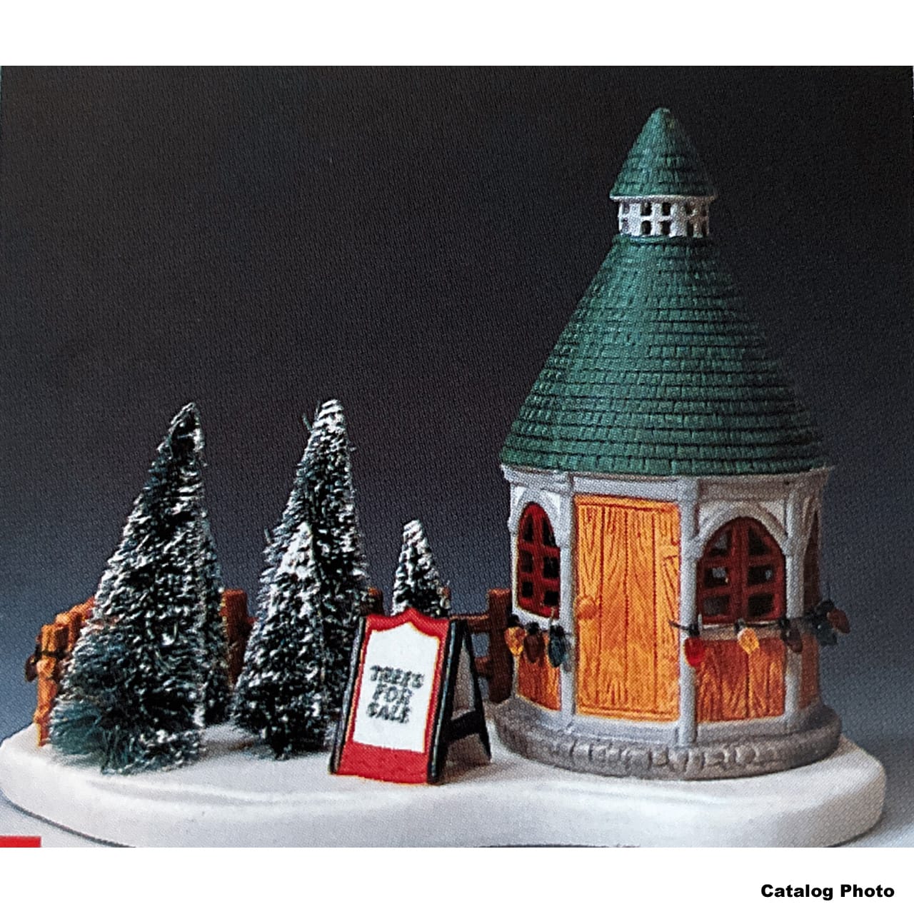 lemax-tree-lot-d-cor-sapins-miniature-village image 1