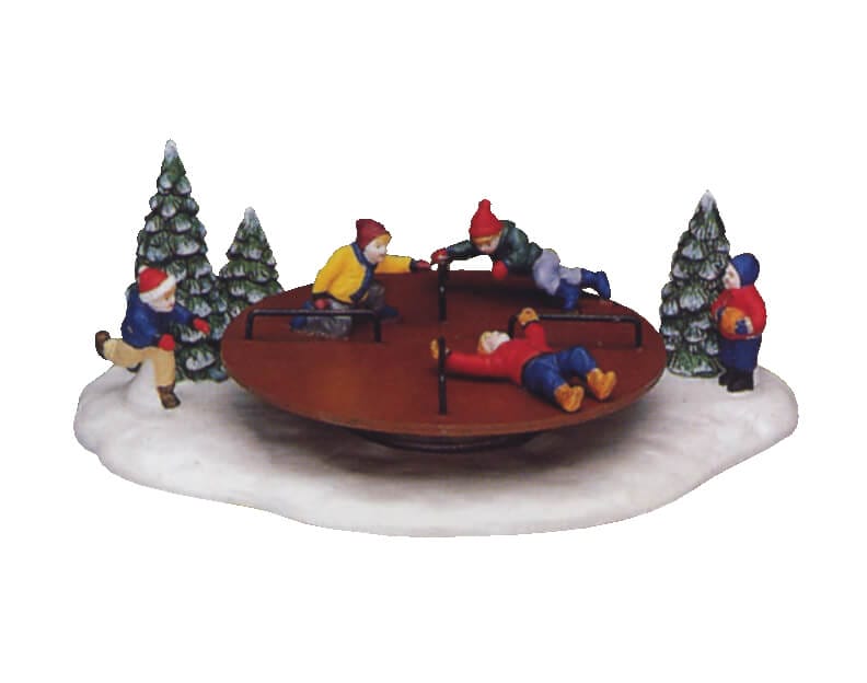 lemax-merry-go-round-man-ge-miniature-anim image 1