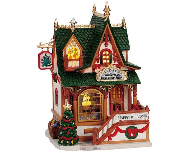 lemax-12-days-of-christmas-ornament-shop-boutique-village image 1