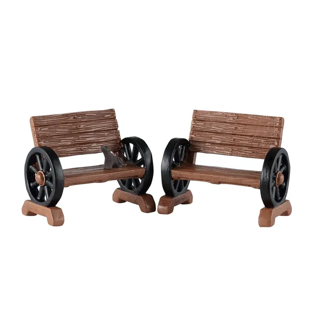 lemax-western-bench-banc-western-spooky-town image 1