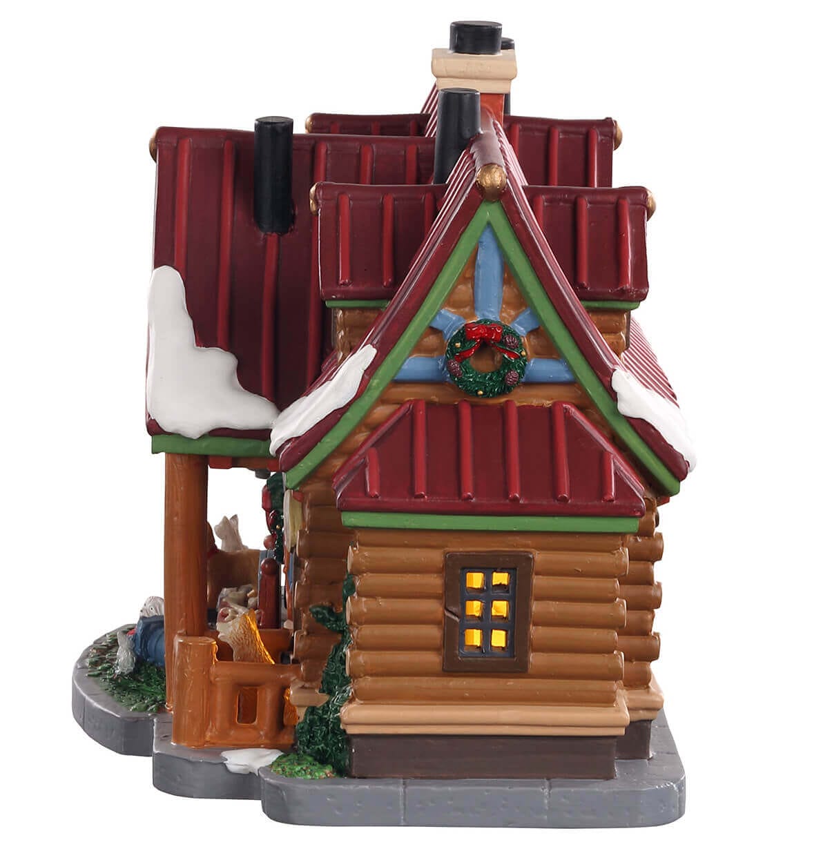 lemax-james-pet-village-animalerie-chalet-miniature-illumin-e image 3