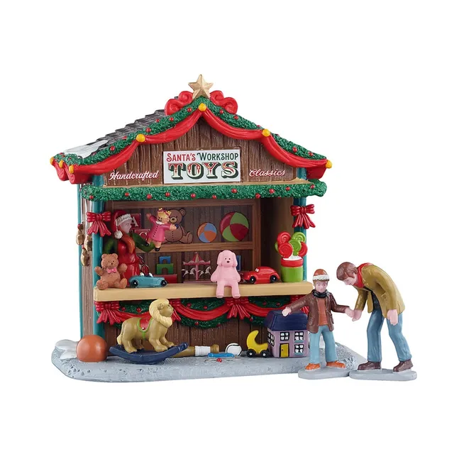 lemax-santa-s-workshop-toys-miniature-caddington-atelier-du-p-re-no-l image 1