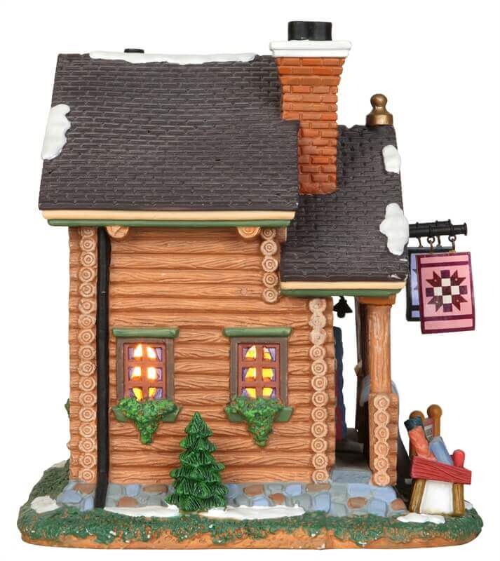 lemax-hearth-home-quilt-shoppe-boutique-miniature-lumineuse image 2