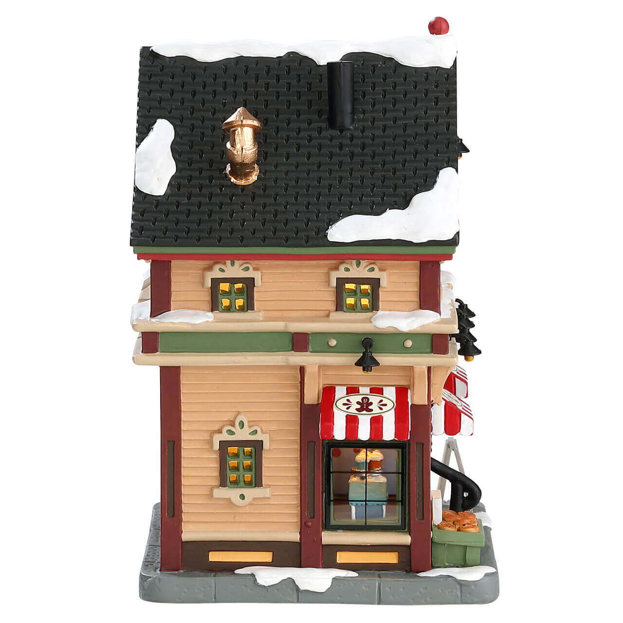 lemax-ginny-s-gingerbread-cottage-maison-pain-d-pice-miniature image 3