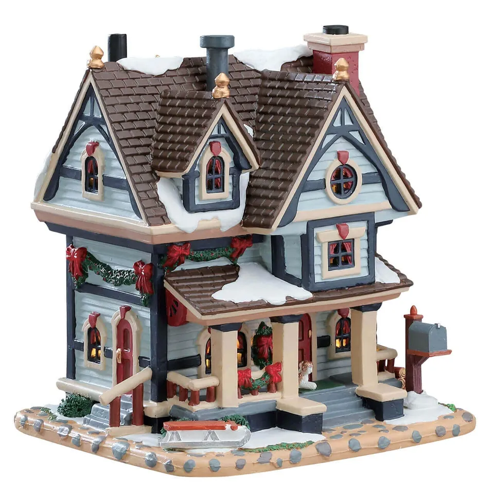 lemax-thompson-s-manor-manoir-miniature-de-no-l image 1