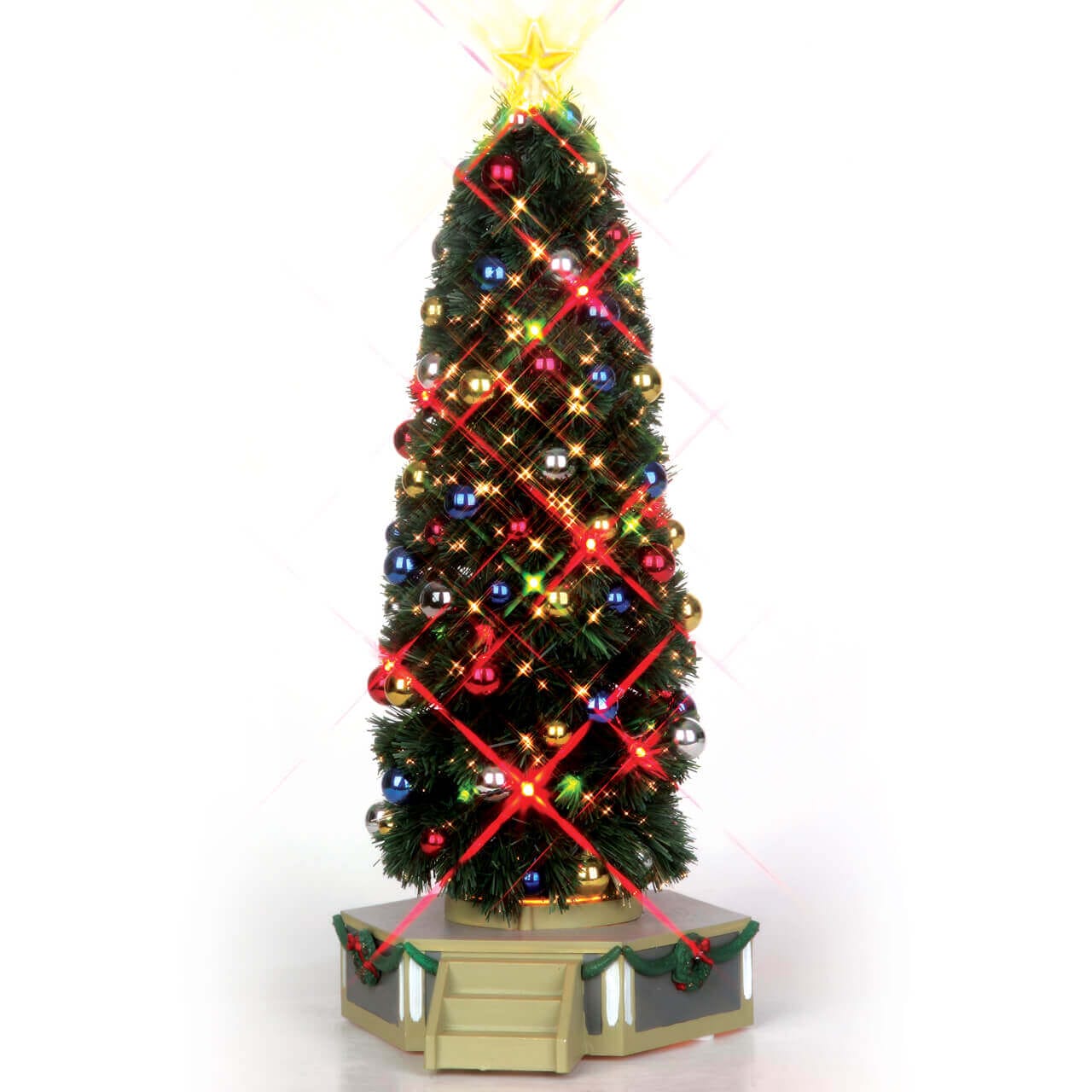 lemax-the-majestic-christmas-tree-sapin-lumineux-rotatif image 1