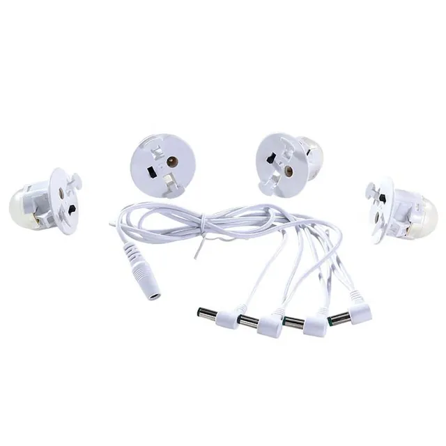 lemax-four-led-light-string-moonlander-guirlande-lumineuse-miniature image 1