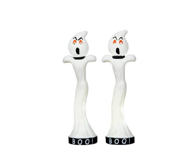 lemax-ghost-lamp-post-lampadaire-fant-me-halloween-spooky-town image 2