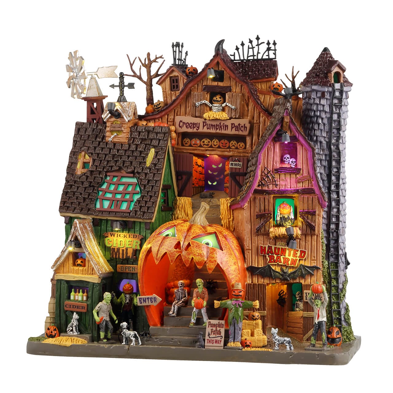 lemax-creepy-pumpkin-patch-d-cor-miniature-spooky-town image 1