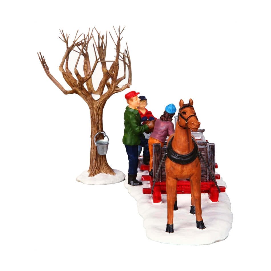 lemax-maple-syrup-sled-set-of-3-tra-neaux-sirop-d-rable image 2