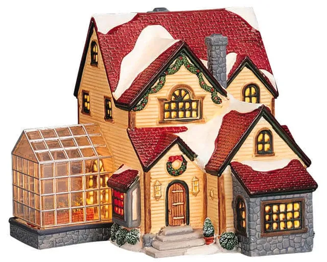 lemax-nancy-s-nurseries-maison-p-pini-re-miniature-illumin-e image 1