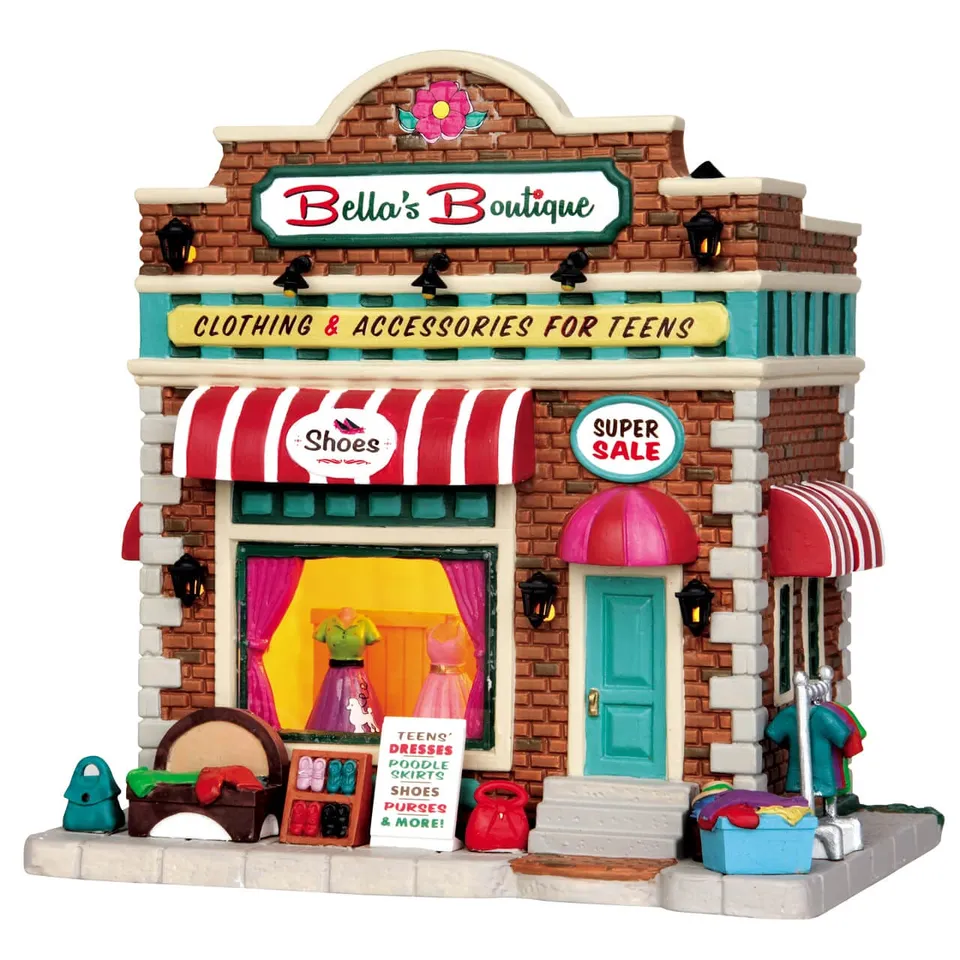 lemax-bella-s-boutique-boutique-miniature-de-village image 1