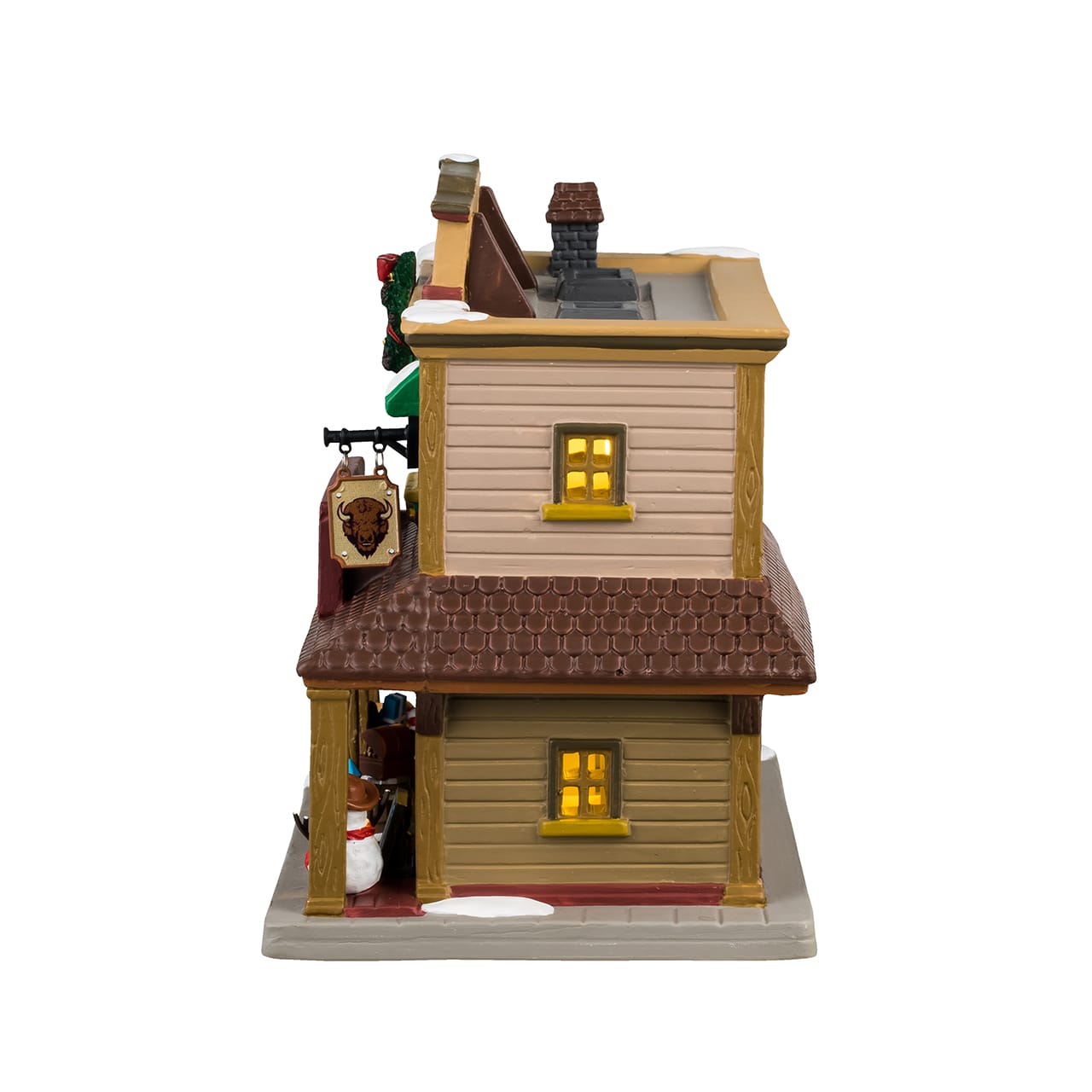 lemax-brown-buffalo-trading-post-b-timent-miniature-vail-village image 3
