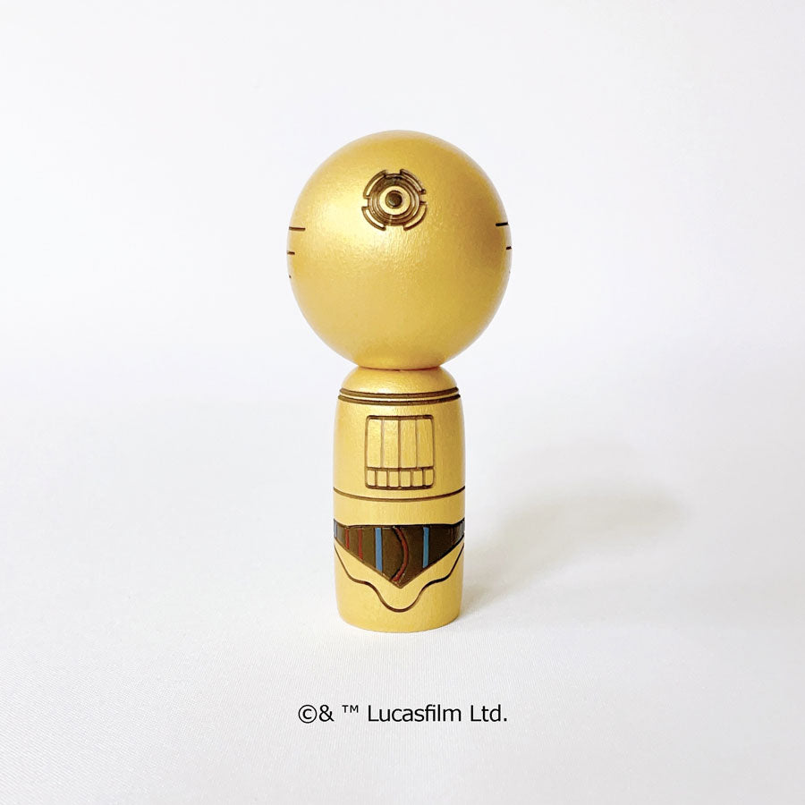 usaburo-kokeshi-star-wars-c-3po-poup-e-kokeshi-artisanale image 3