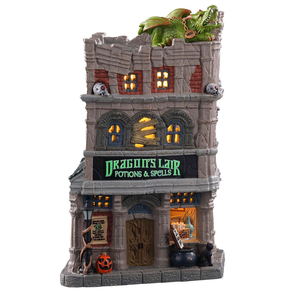 lemax-spooky-town-dragon-s-lair-potions-spells-boutique image 2