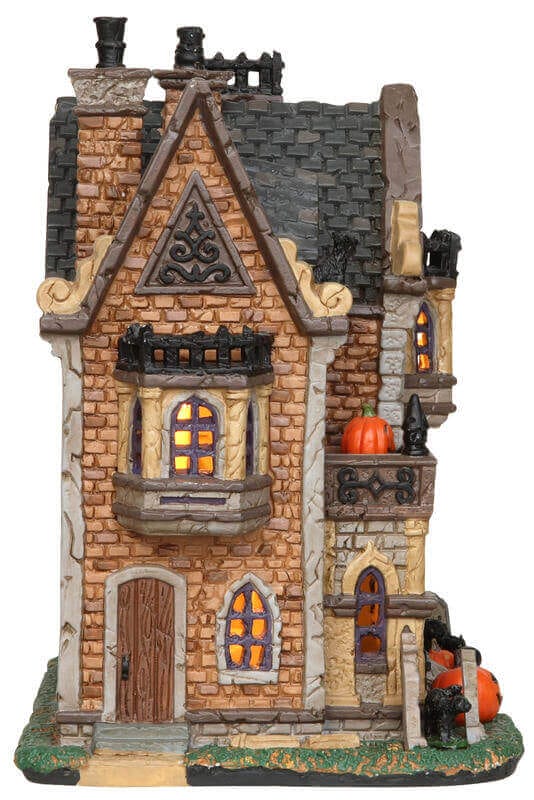 lemax-haunted-manor-manoir-hant-miniature-lumineux-spooky-town image 2