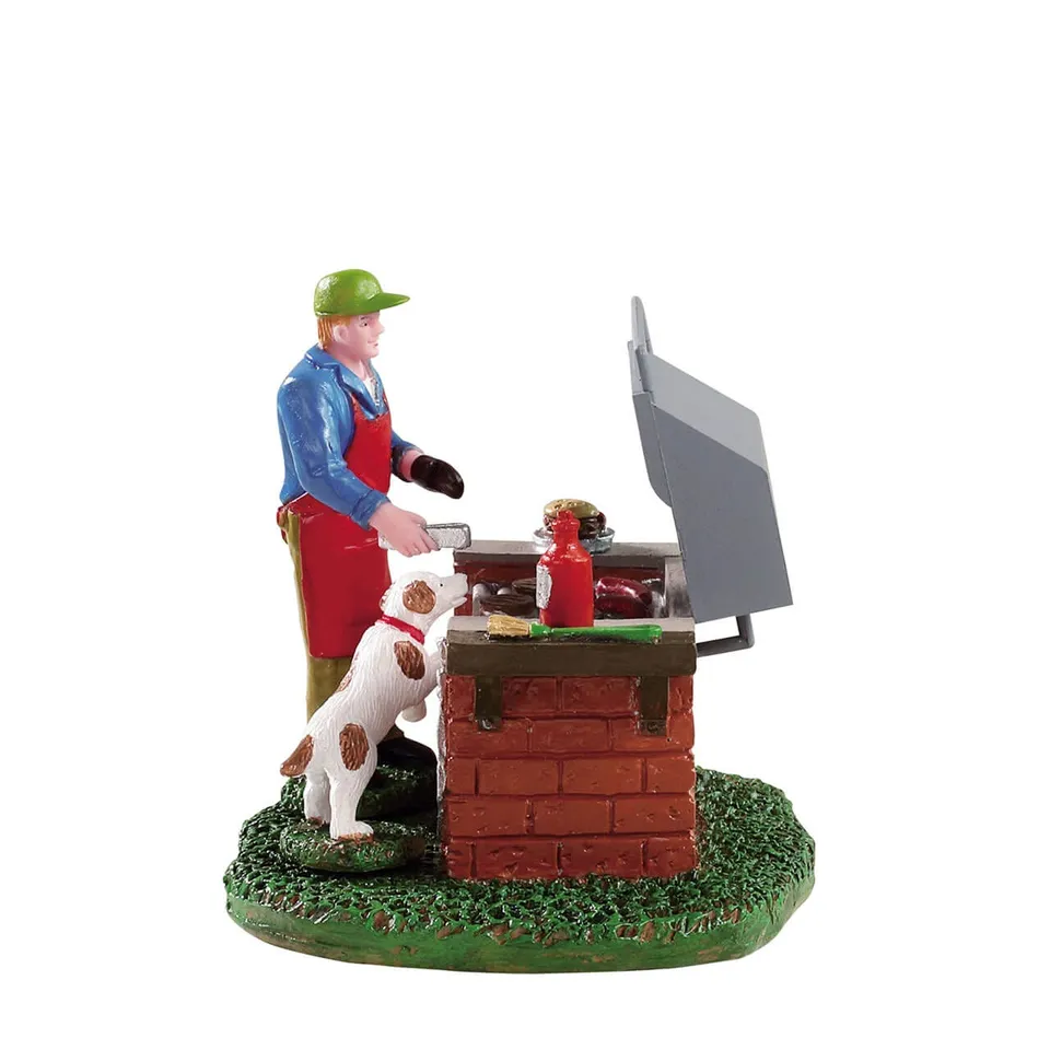 lemax-bbq-weekend-figurine-miniature-de-collection-barbecue image 1