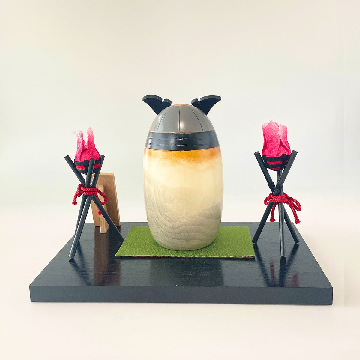 usaburo-kokeshi-ry-jin-dragon-god-bonfire-set-kokeshi-artisanale-19-cm image 3