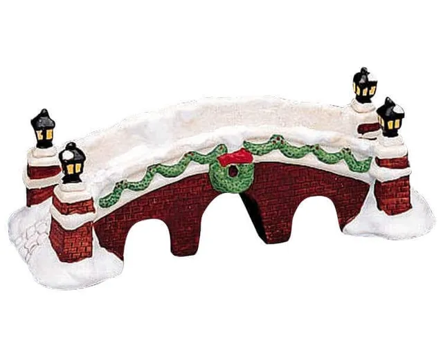 lemax-lamp-bridge-pont-lumineux-miniature-village image 1
