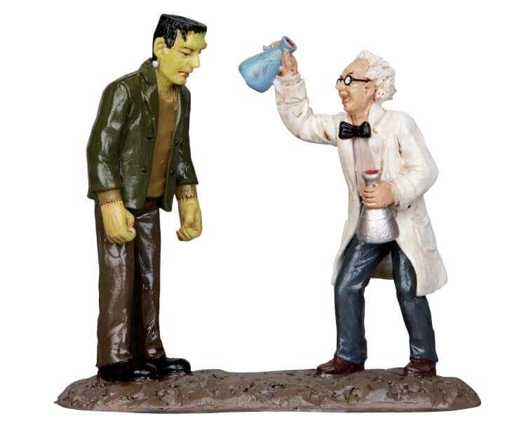 lemax-mad-scientist-figurine-savant-fou-spooky-town image 1