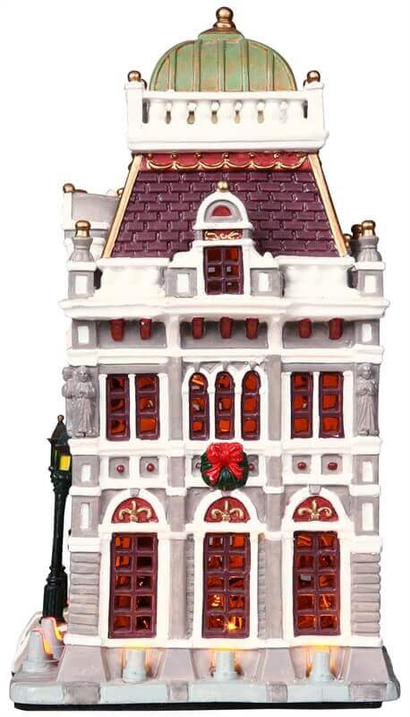 lemax-public-library-b-timent-miniature-de-collection-village image 2