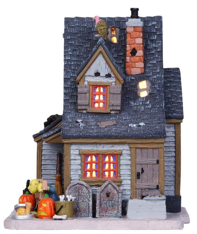 lemax-grimsley-s-house-of-halloween-decor-maison-hant-e-spooky-town image 3