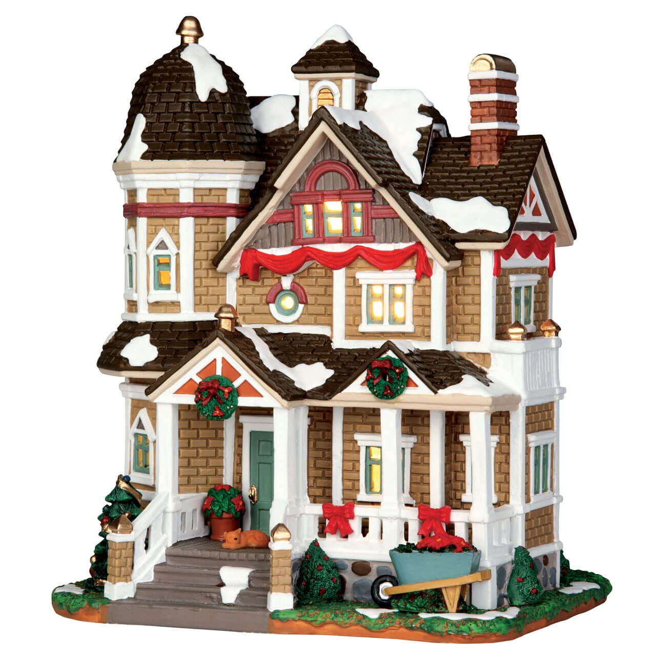lemax-the-williams-house-maison-miniature-illumin-e-de-collection image 1