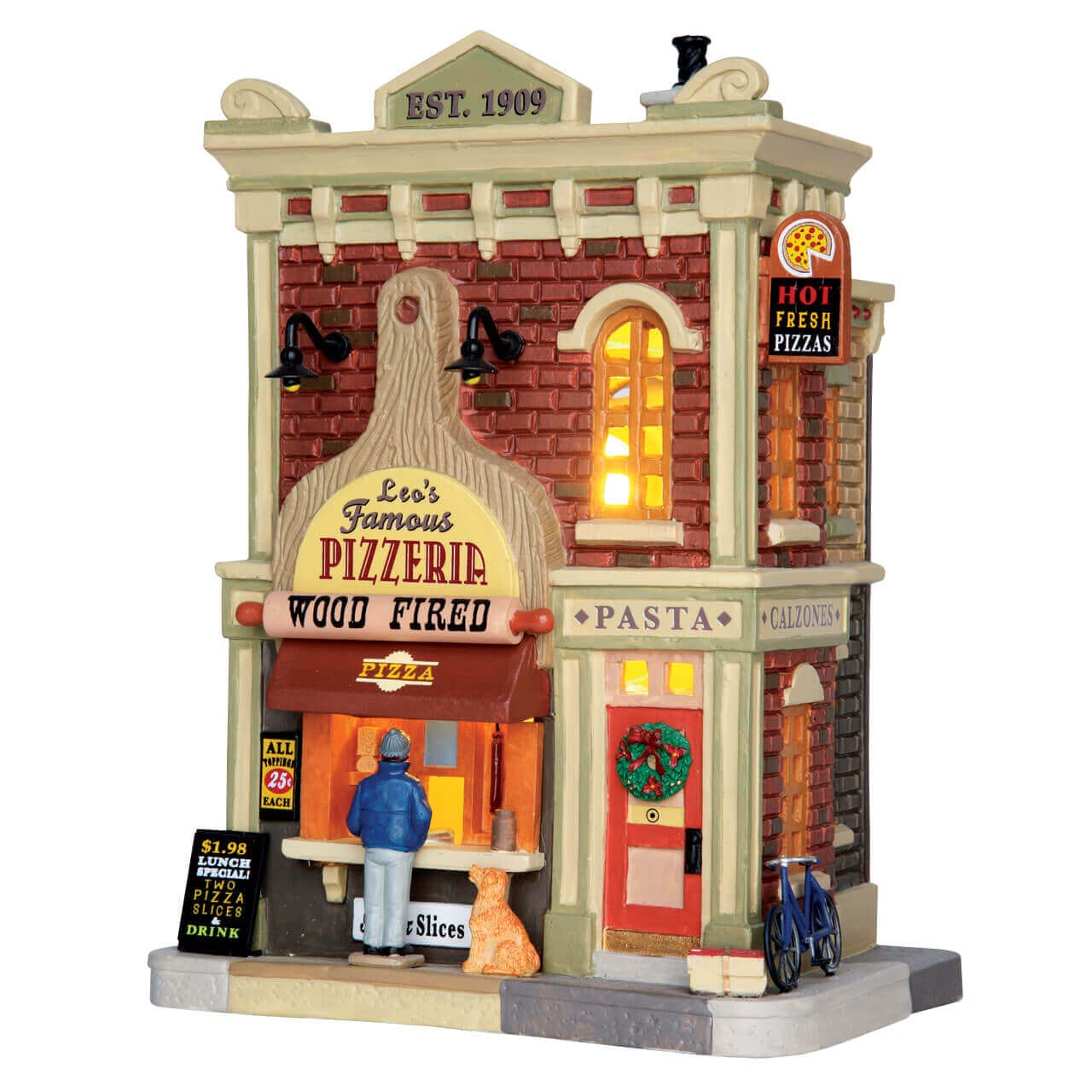 lemax-leo-s-famous-pizzeria-b-timent-miniature-pizzeria image 1