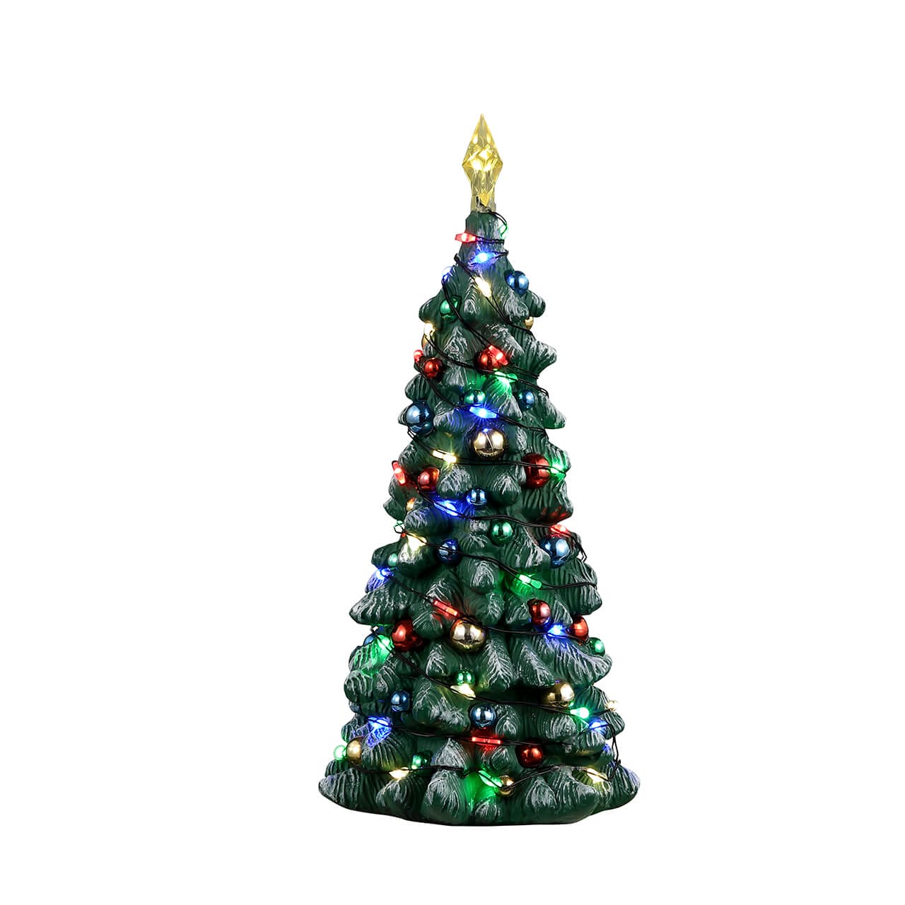 lemax-snowy-christmas-tree-sapin-de-no-l-miniature-lumineux-enneig image 3
