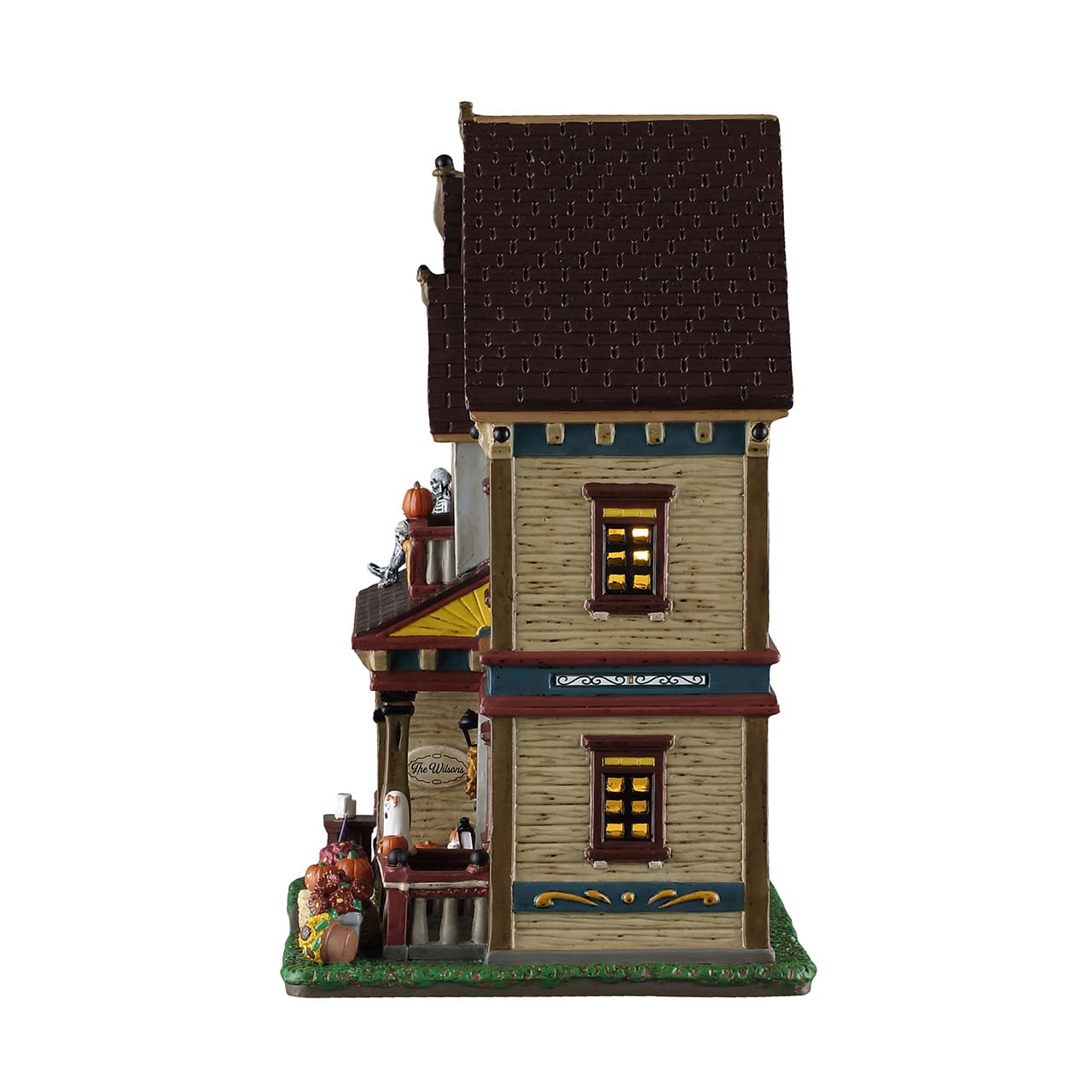 lemax-halloween-at-the-wilsons-maison-miniature-artisanale-spooky-town image 3