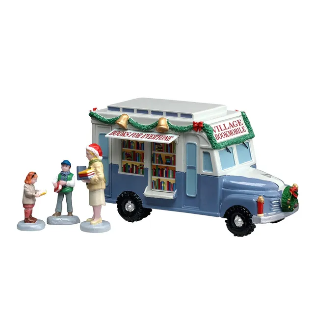 lemax-bookmobile-biblioth-que-mobile-de-no-l-miniature image 1