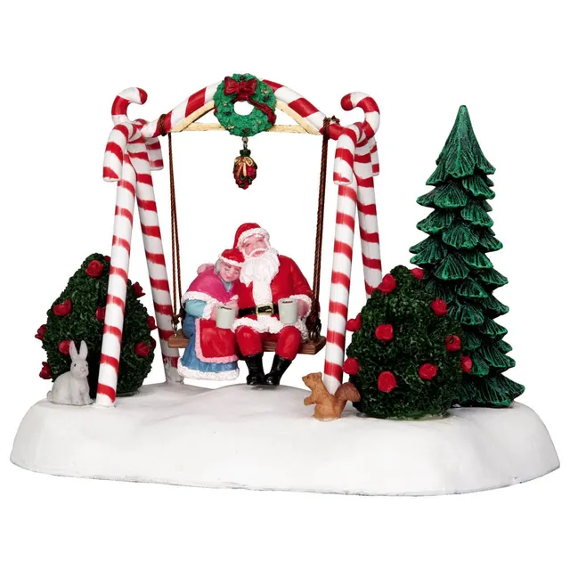 lemax-santa-swing-couple-de-p-re-no-l-sur-balan-oire-anim-e image 1