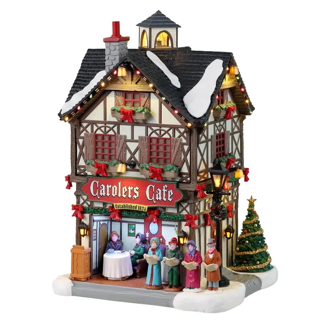 lemax-carolers-caf-b-timent-miniature-tudor-caddington image 1
