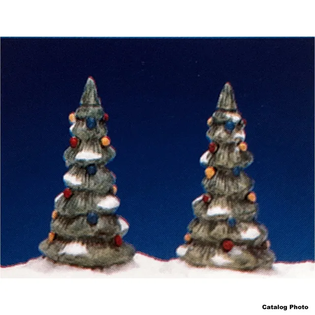 lemax-3-inch-tree-mini-sapin-vert-pour-village-de-no-l image 1