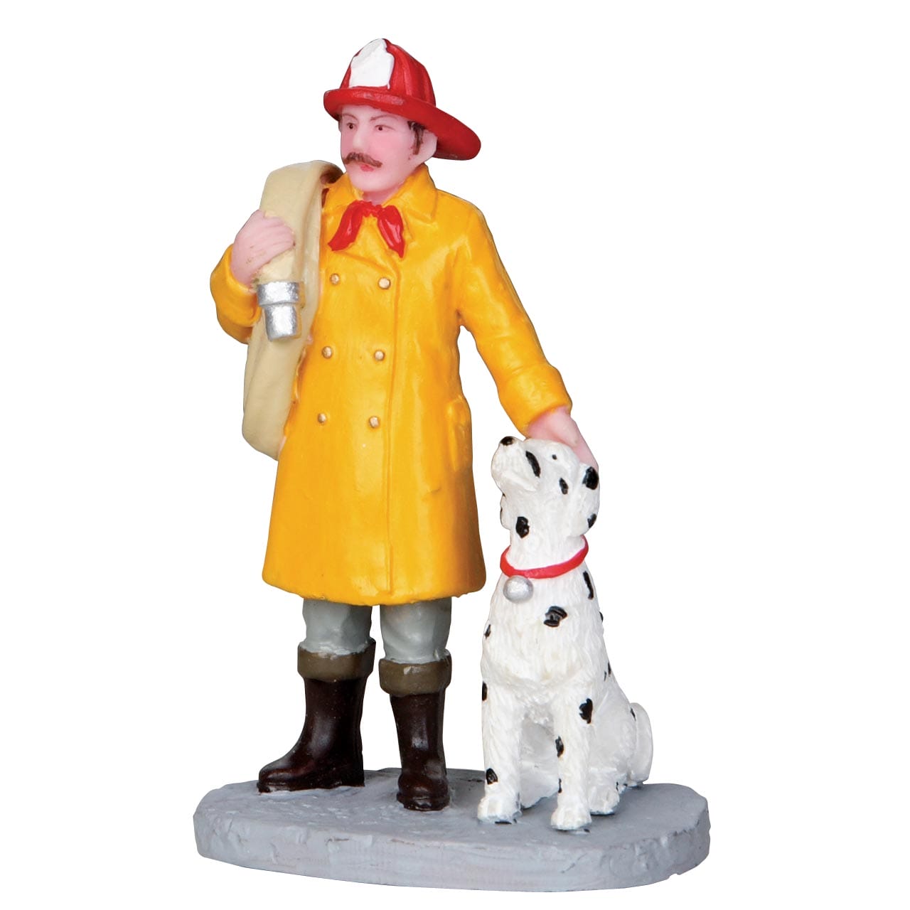 lemax-fireman-figurine-miniature-pompier-village image 1