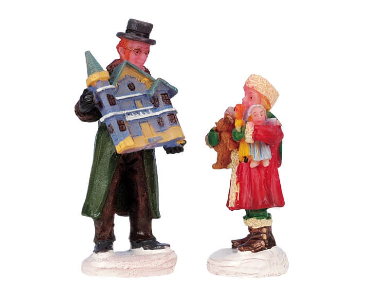 lemax-dad-s-christmas-surprise-figurine-miniature-no-l-de-collection image 1