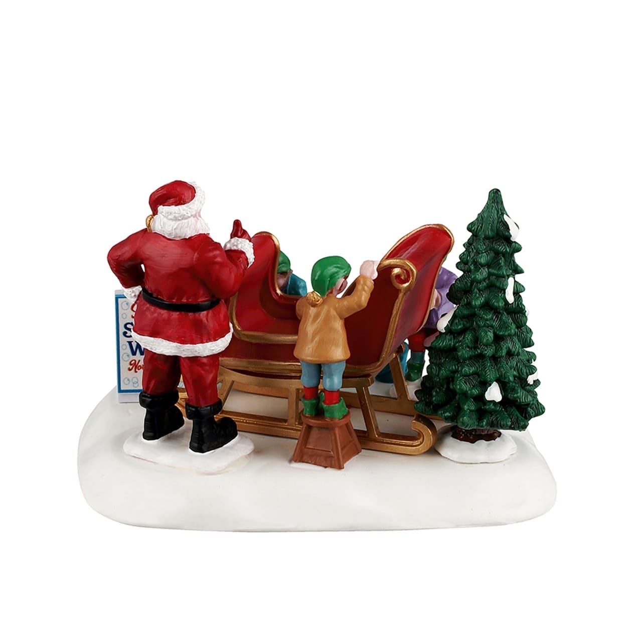 lemax-santa-s-sleigh-wash-d-cor-de-village-anim-santa-s-wonderland image 4