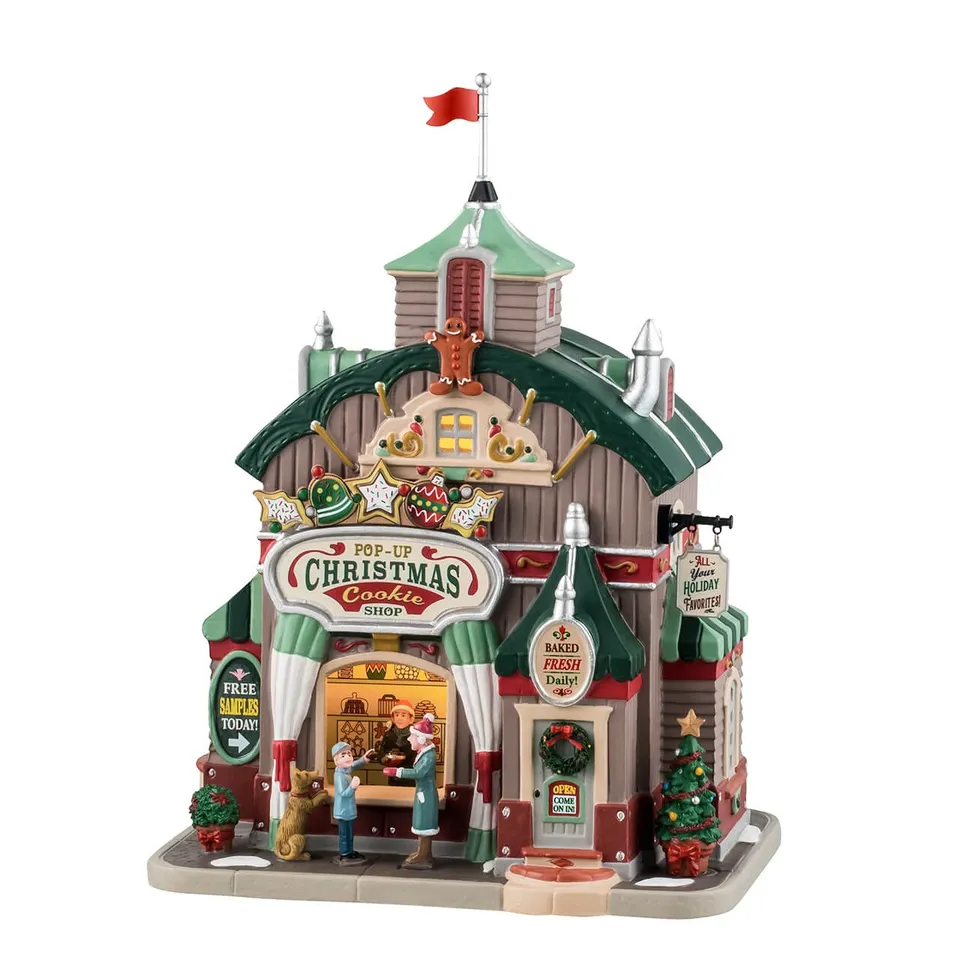 lemax-pop-up-christmas-cookie-shop-boutique-no-l-caddington image 1