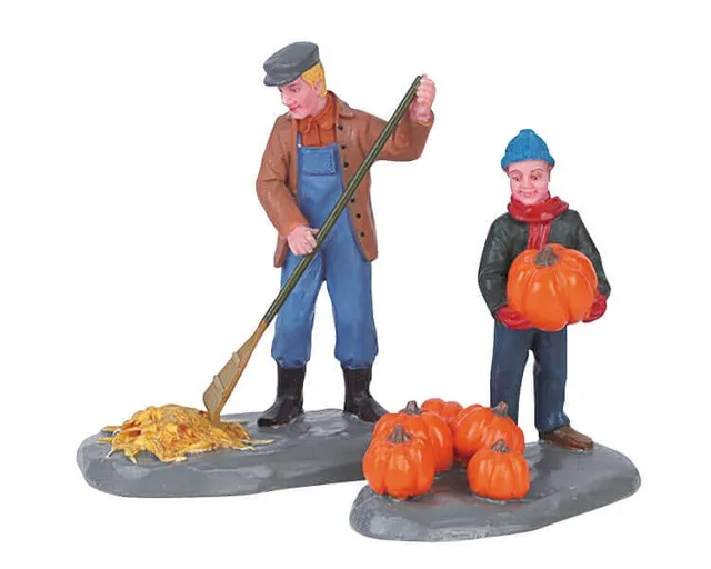 lemax-harvest-clean-up-figurine-miniature-d-automne image 1